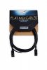 Płaski kabel MIDI ROCKBOARD Flat BK (3,0m)